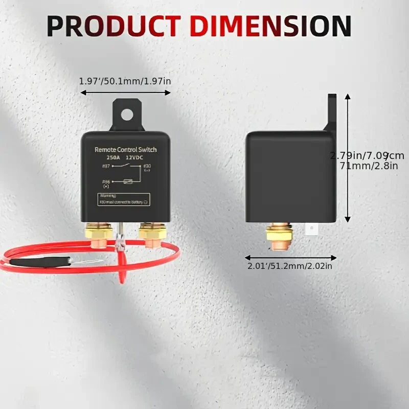 Battery Isolator for Switch 12V