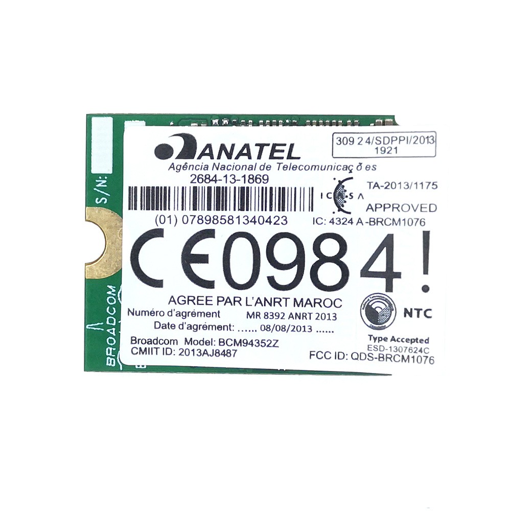 1200Mbps Dual Band Wireless Wifi Card Bluetooth 4.0 802.11ac Adapter Airdrop Handoff