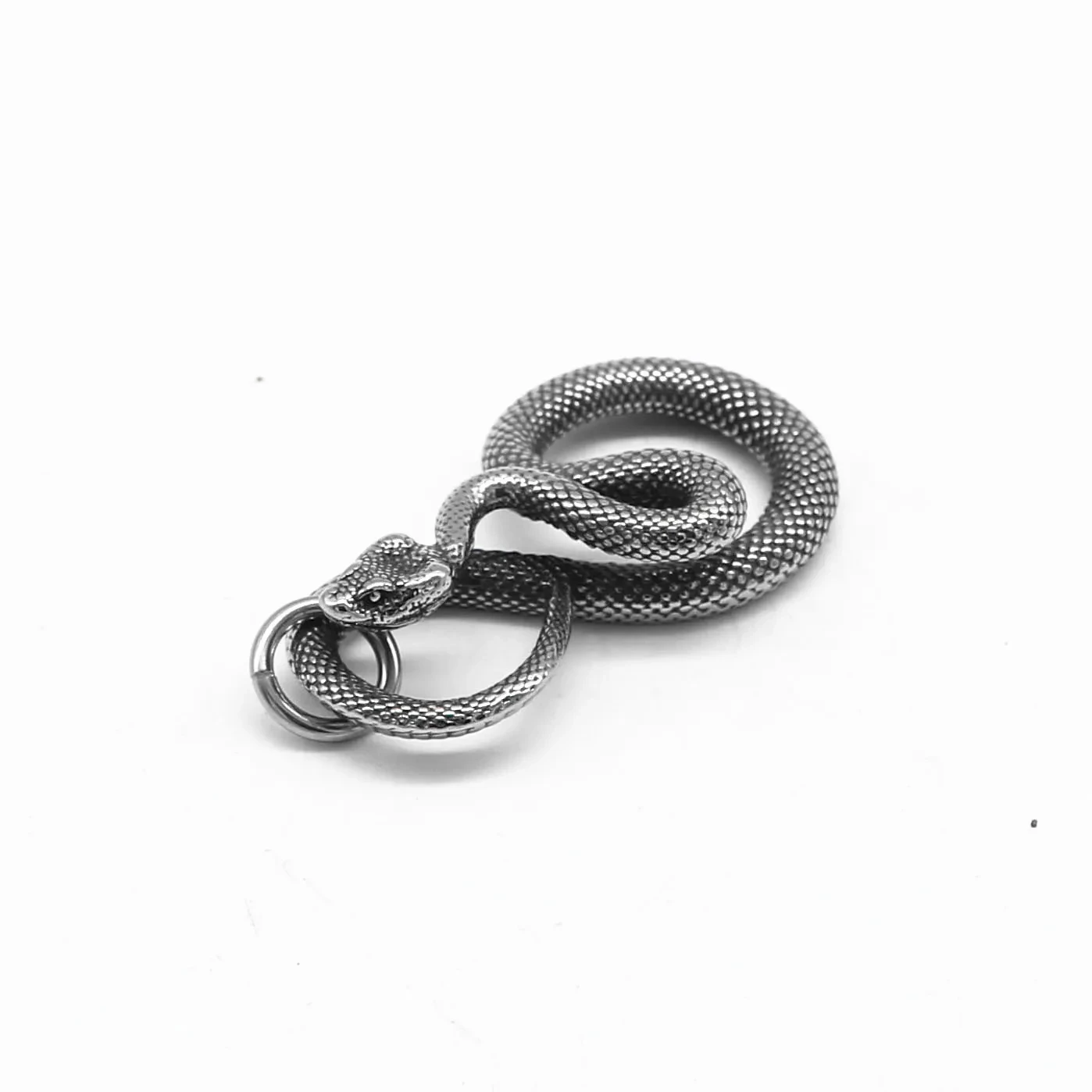 Fashion Stainless Steel Animal Snake Pendant