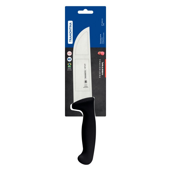 Professional Master Black Butcher Knife 6", 16cm -  Tramontina
