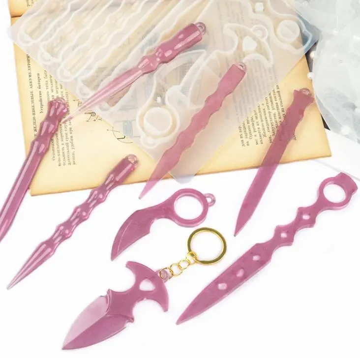 Diy Silicone Keychain Mirror Silicone Mold