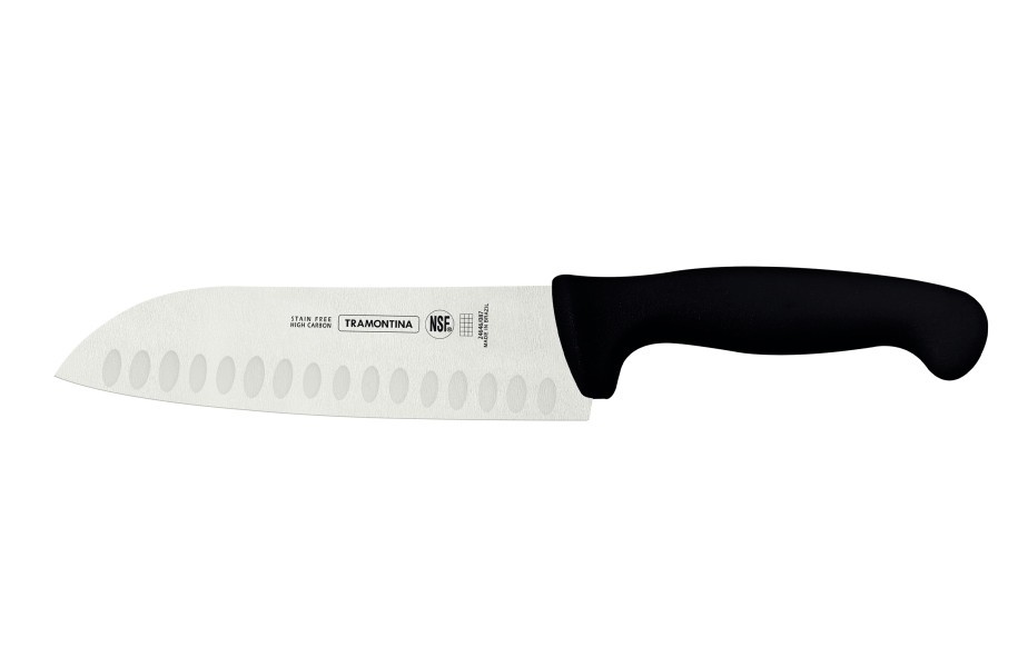 Professional Master Black Santoku Knife 7", 17cm - Tramontina