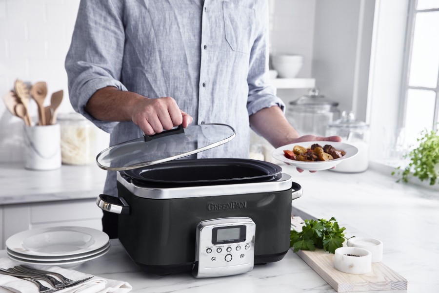 Slow Cooker 6L - Black - GreenPan