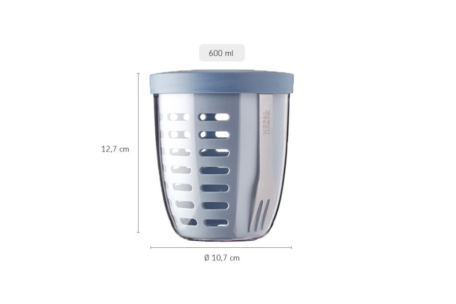 Fruit & Veggie Ellipse Nordic Blue - Mepal