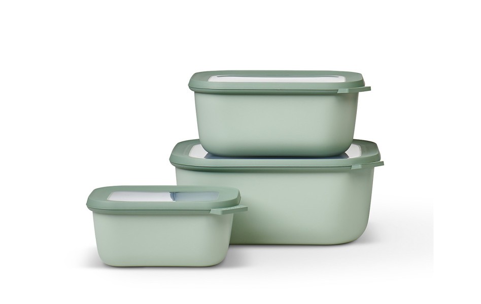 Cirqula Rectangle Large Set 3-Piece Nordic Sage  - Mepal