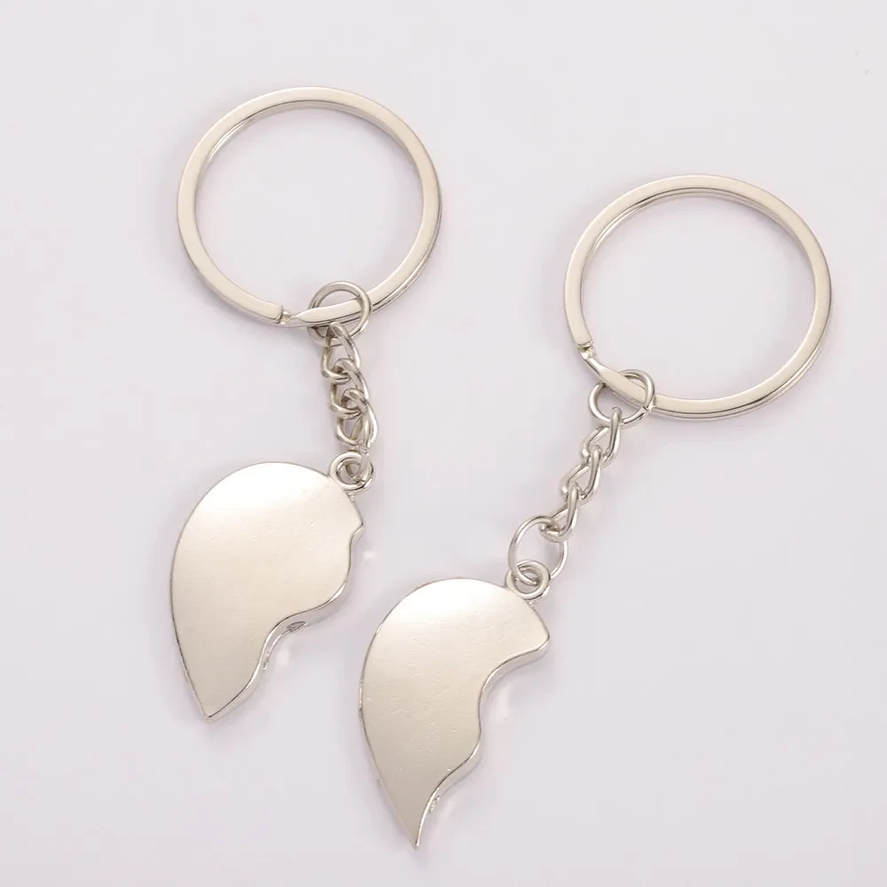 New Creative Korean Romantic Heart-Shaped Gift Couple Keychain