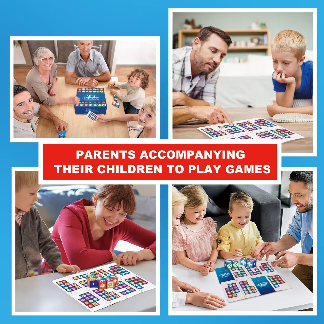 Children's Family Board Game Board Space Logic Block Puzzle Interactive Toy