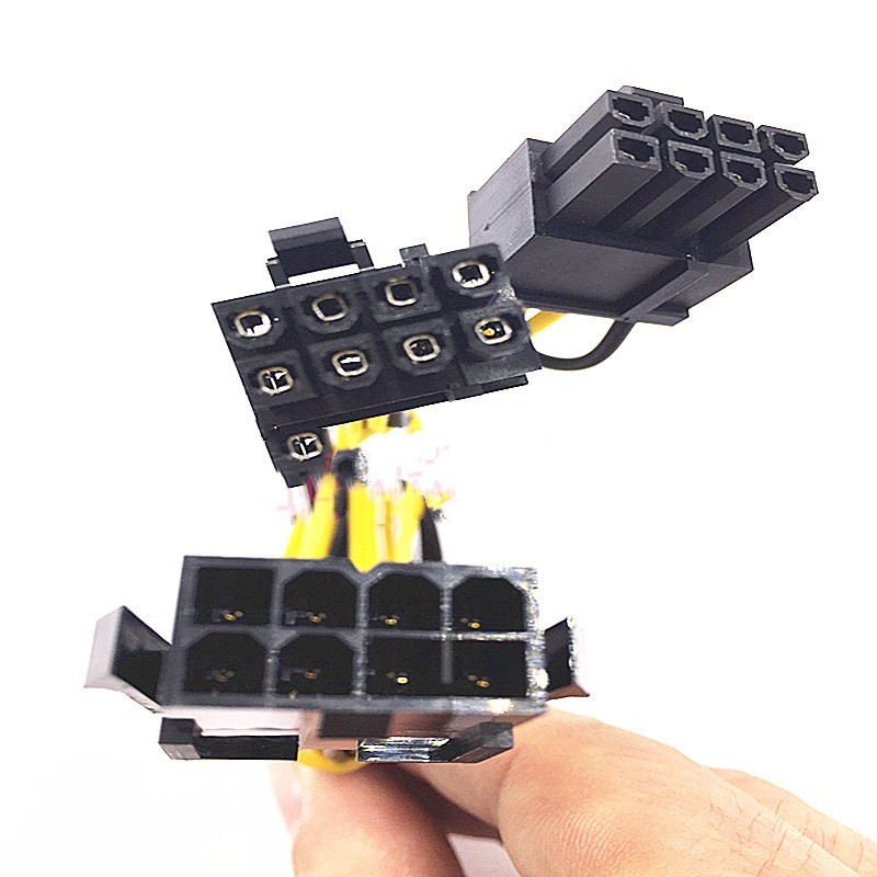 6P To 8P Extension Cable