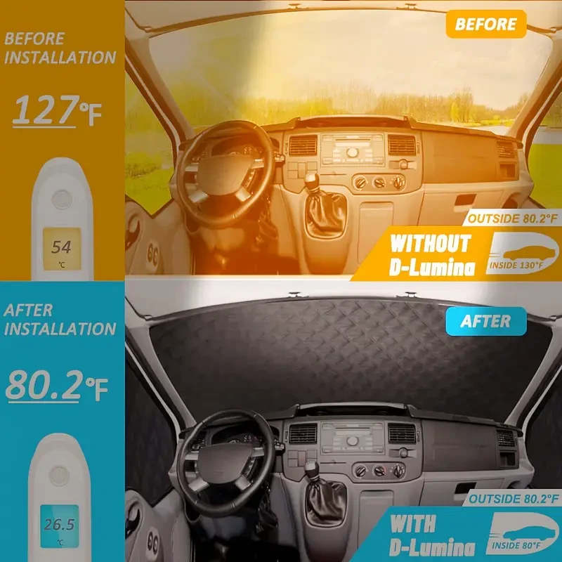 Mercedes Sprinter RV Windshield Cover