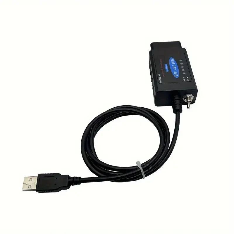 OBD2 USB Diagnostic Cable with Switch