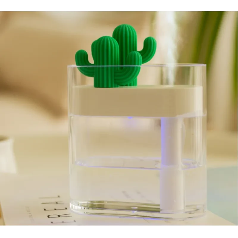 Transparent Landscape Cactus Portable Humidifier