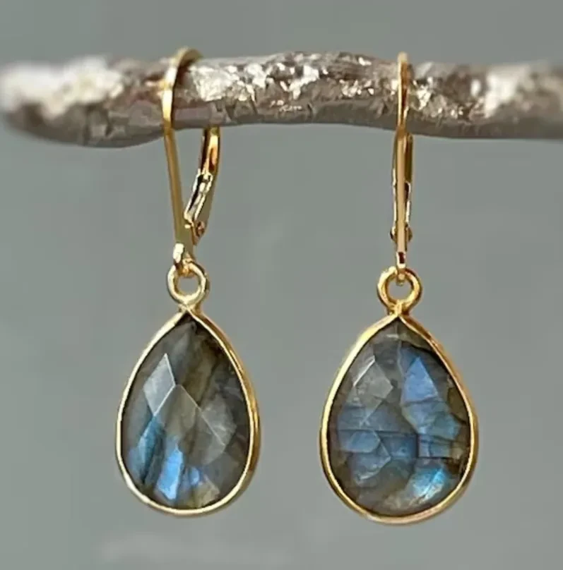 Crystal Crystal Clear Eardrops Beautiful Fashion Graceful Earrings