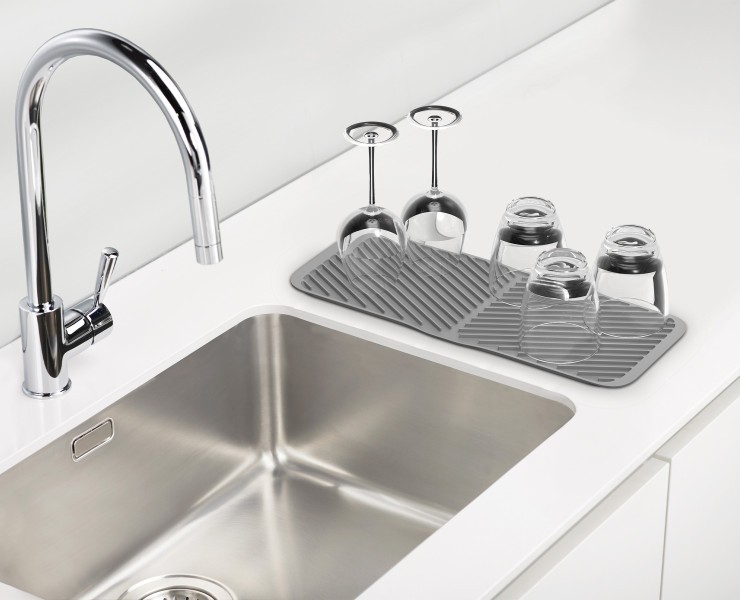 Foldable Draining Mat (Grey) - Joseph Joseph Duo