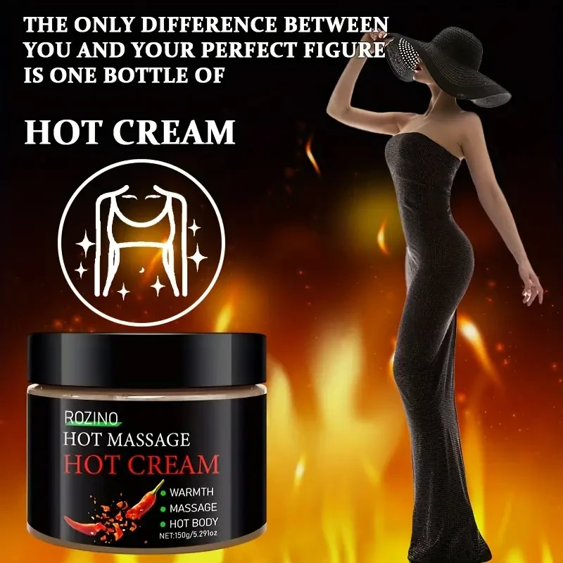 ROZINO Hot Massage Cream - Intense Firming & Hydration