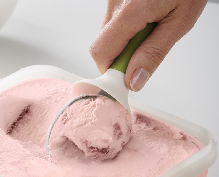 Non-drip Ice-cream Scoop (Green) - Joseph Joseph Duo