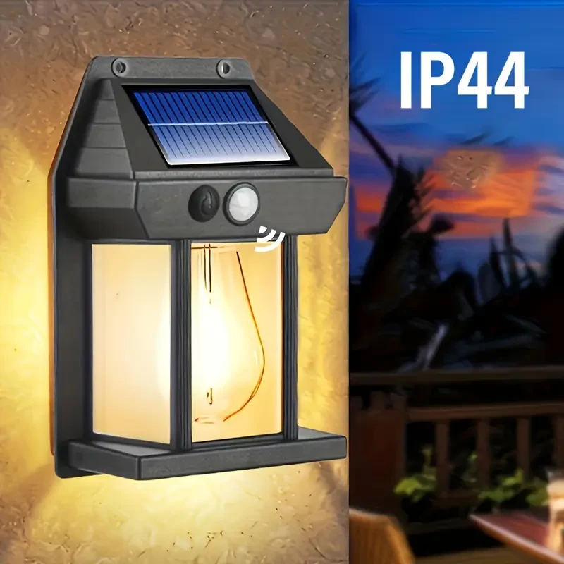 2pcs Golden Century Solar Wall Lights