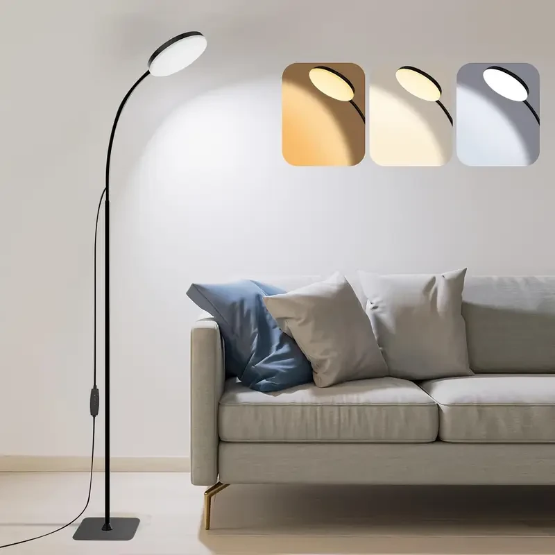 1pc Modern Adjustable Color Temperature LED Floor Lamp