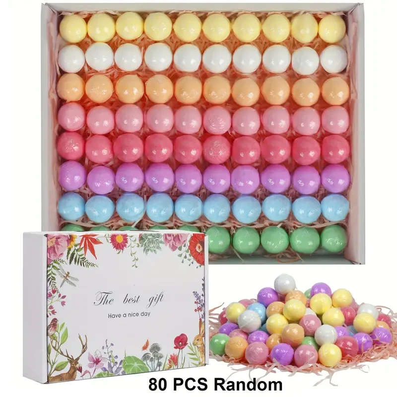 Lavender Bliss 80pcs Bath Bomb Gift Set for Women