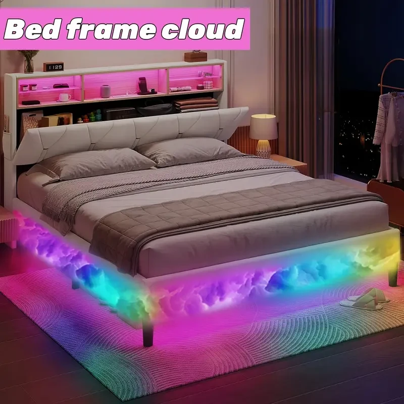 AJK Smart Bed Frame Cloud Light with Music Sync
