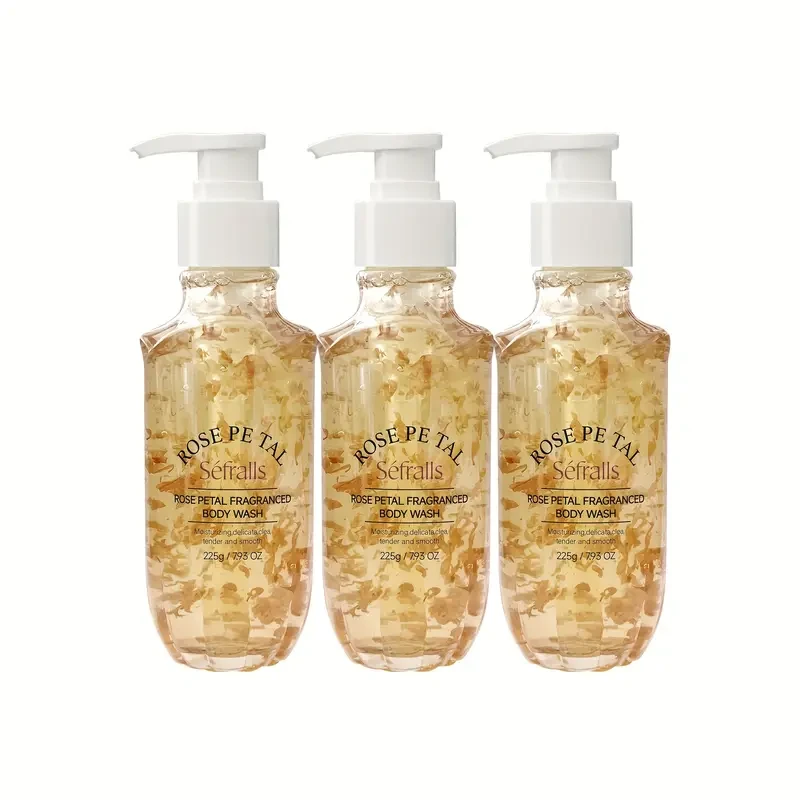 Sfralls Rose Petal Fragrance Shower Gel