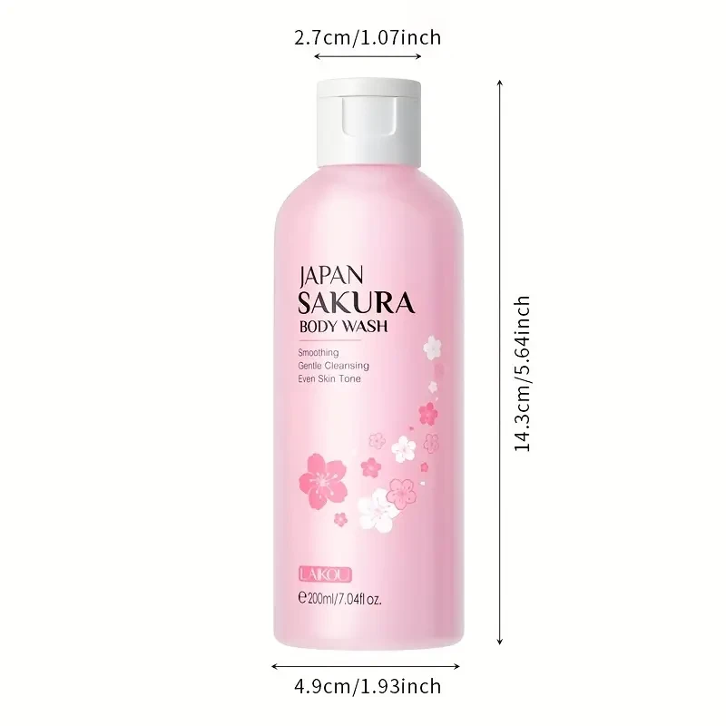 LAIKOU Sakura Body Wash Shower Gel 200ml