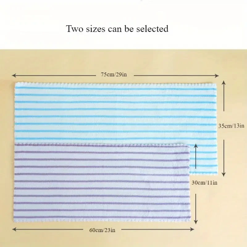 5pcs Soft Coral Fleece Towels