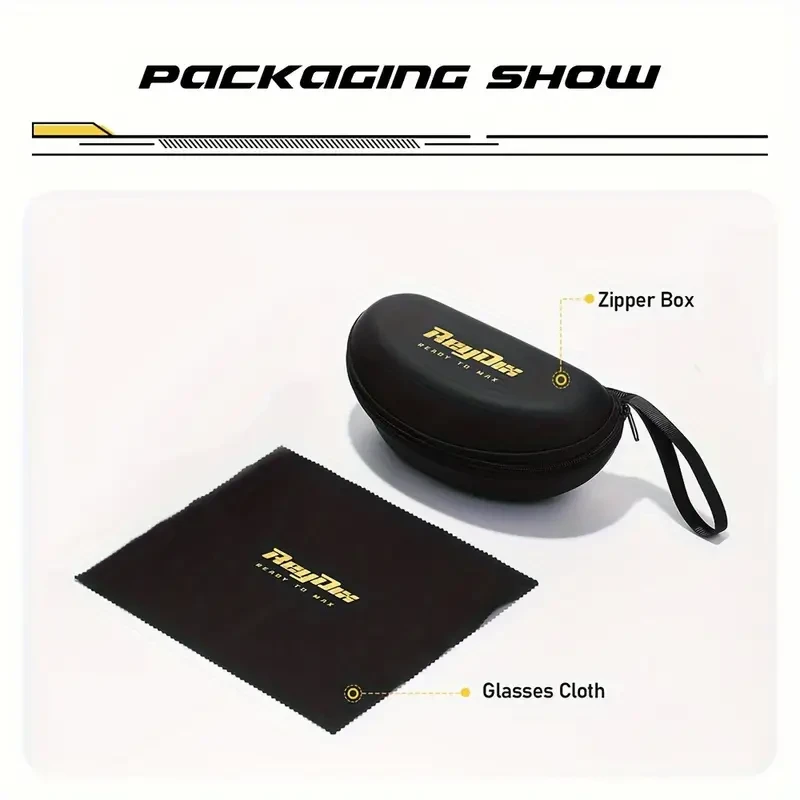 Men's Polarized Sports Sunglasses - UV Protection for Outdoor Cycling