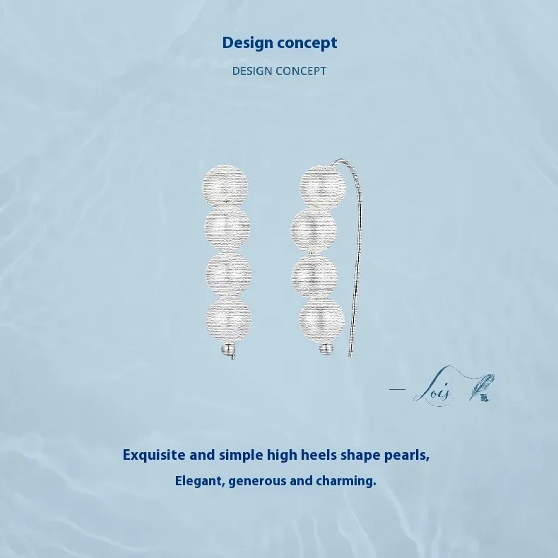 S925 Sterling Silver Elegant Pearl Earrings