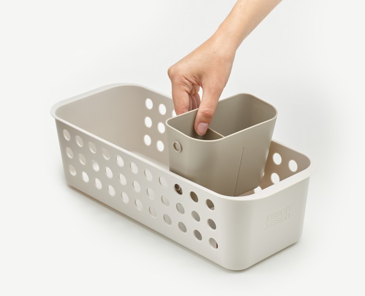 EasyStore Slimline Bathroom Storage Basket  - Joseph Joseph