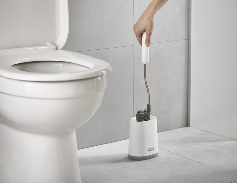 Flex Lite Toilet Brush - White  - Joseph Joseph