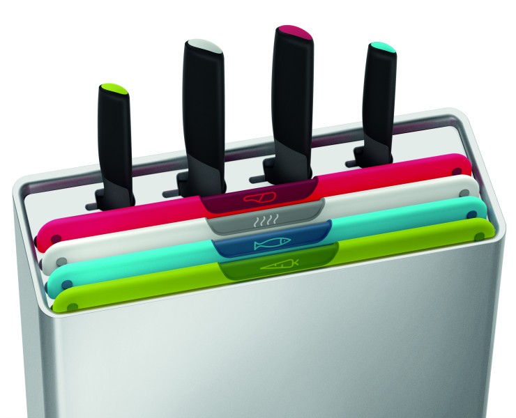 Folio Icon Plus 8 Piece Knife & Board Set  - Joseph Joseph