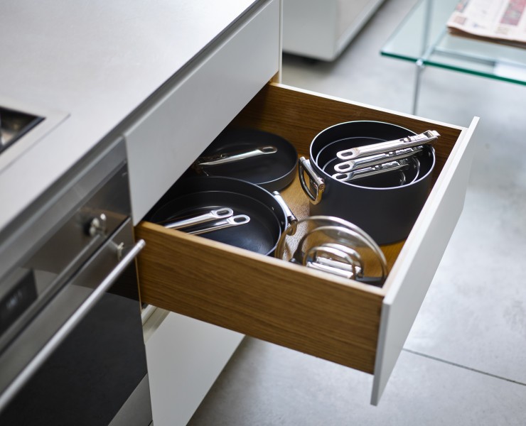 Space 3 Piece Non-Stick Induction Saucepan Set - Joseph Joseph