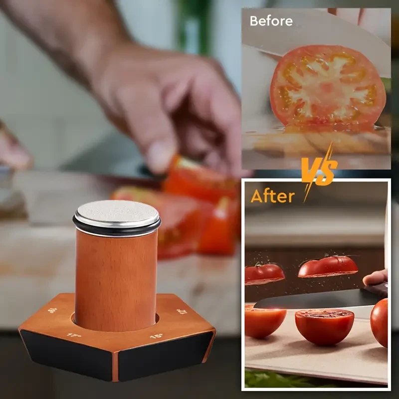 A Set of Diamond Roller Knife Sharpeners