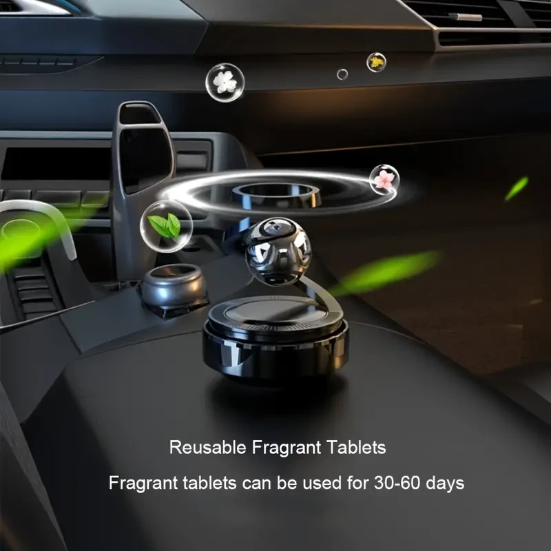 Solar-Powered Car Aromatherapy Diffuser