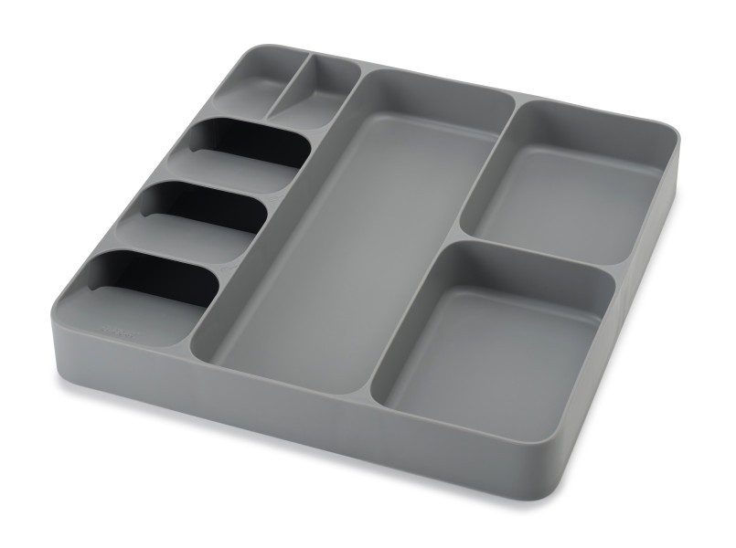 DrawerStore cutlery utensil and gadget organiser - Grey - Joseph Joseph
