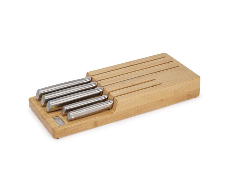 Elevate Steel Knives Bamboo Store 5 Piece Set  - Joseph Joseph