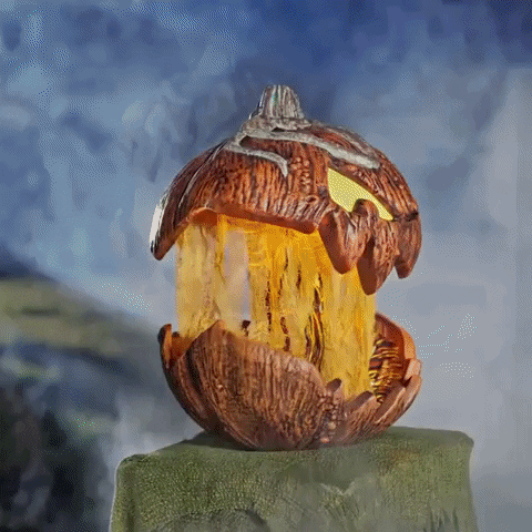 Halloween Scary Pumpkin With Lights