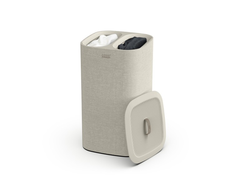 Tota 60L Laundry Separation Basket - Ecru  - Joseph Joseph