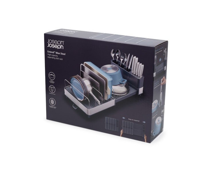 Extend Max Steel Dish Rack  - Joseph Joseph