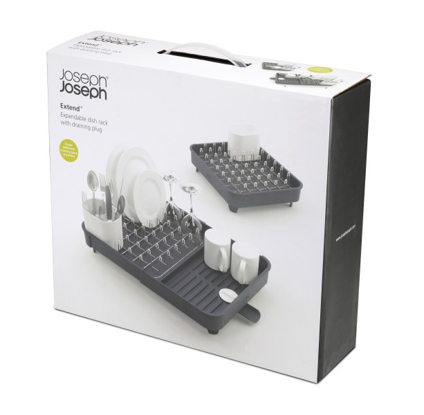 Extend Expandable Dish Rack - Grey - Joseph Joseph