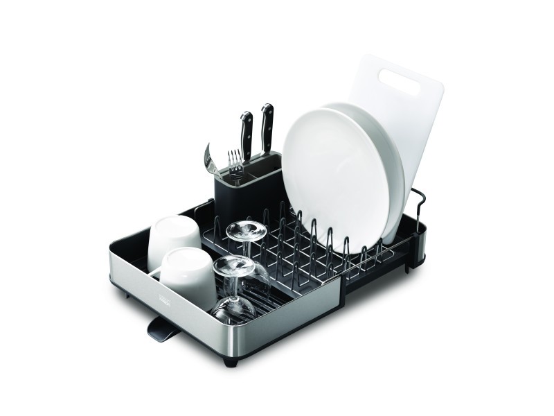 Extend Steel Dish Rack - Grey - Joseph Joseph