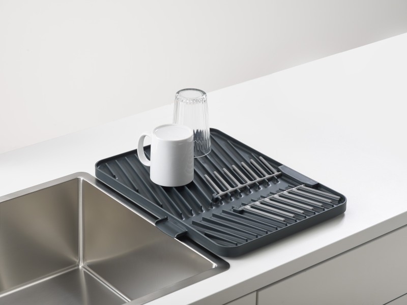 Flip-Up Draining Board- Grey  - Joseph Joseph