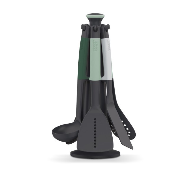6 Piece Utensil Carousel - Sage  - Joseph Joseph