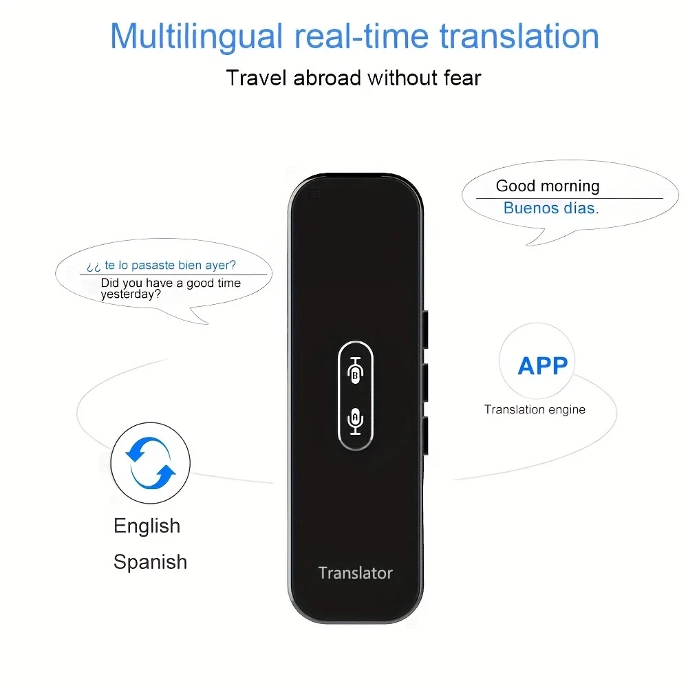 137 Languages Smart Voice Translator with App Display for Android & iOS