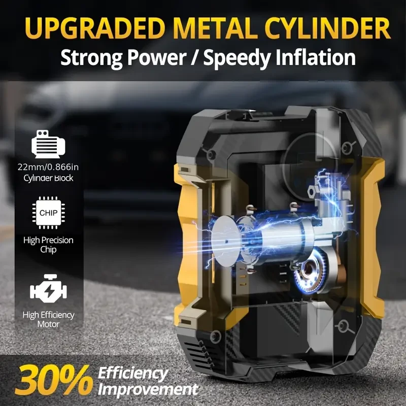 Carsun Air Compressor Digital Tire Inflator Portable Car Air Compressor Pump Air