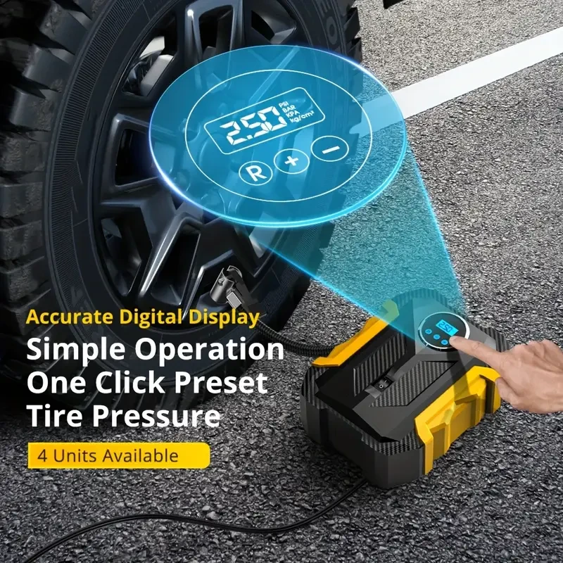 Carsun Air Compressor Digital Tire Inflator Portable Car Air Compressor Pump Air