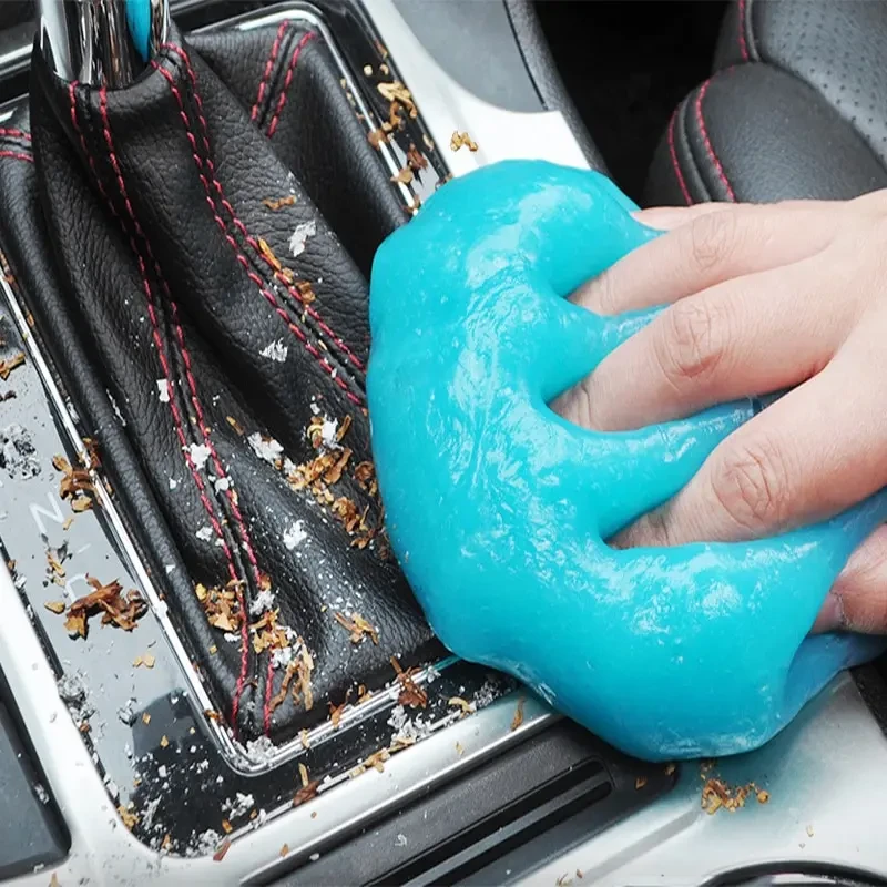 Car Interior Dust Remover Gel - Magic Cleaning Slime for Car Vents, Keyboards & More