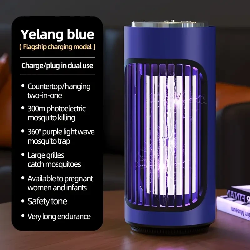 2-in-1 USB Rechargeable LED Mosquito Killer Lamp