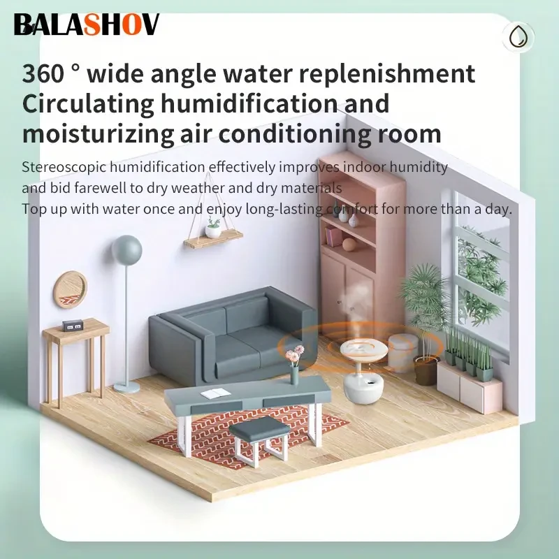 BALASHOV Anti Gravity Cool Mist Humidifier