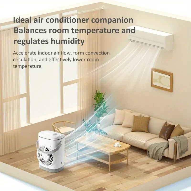 BALASHOV Portable Evaporative Air Cooler Fan